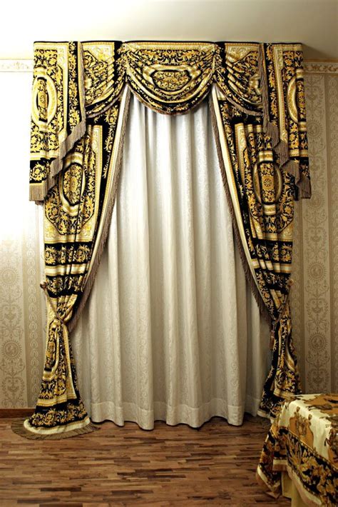 versace curtains white|Versace curtains for bedroom.